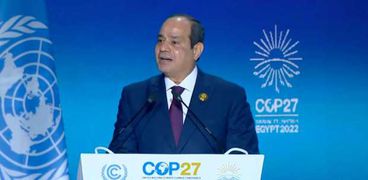 الرئيس السيسي في قمة المناخ COP27