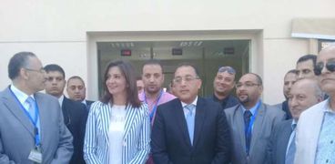 وزيرة الهجرة في افتتاح مكتب خدمات المصريين بالخارج