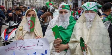 صورة من تظاهرات الجزائر