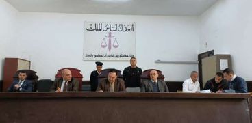 محكمة جنايات الفيوم برئاسة المستشار خالد محمد عبد السلام