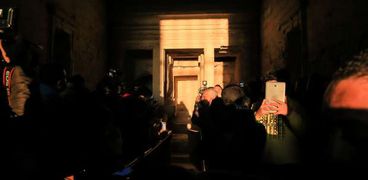 ظاهرة تعامد الشمس على معبد قصر قارون - أرشيفية
