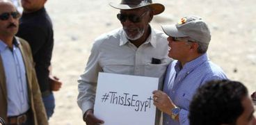 فريمان يشارك بحملة "هى دى مصر"