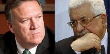 مدير وكالة الاستخبارات المركزية الأمريكية (CIA) مايك بومبيو والرئيس الفلسطيني محمود عباس