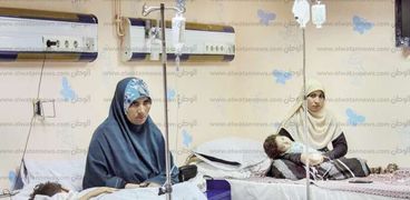 عودة المرضى للعلاج فى معهد الأورام بعد إزالة آثار التفجير الإرهابى
