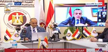 متابعة الهيئة الوطنية للانتخابات لعملية تصويت المصريين بالخارج