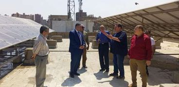 نائب محافظ القاهرة يتابع  ترشيد استهلاك الطاقة