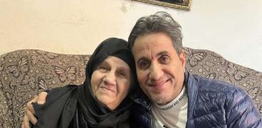 أحمد شيبة ووالدته