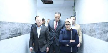 جانب من جولة وزيرة الصحة في بورسعيد