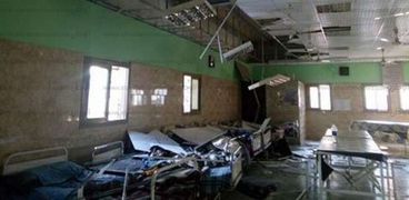 انهيار سقف المستشفى