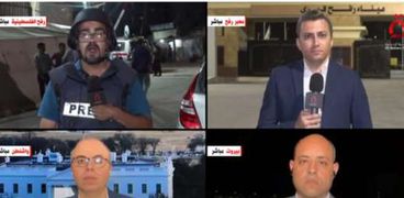 بشير جبر مراسل قناة «القاهرة الإخبارية»