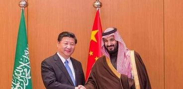 لقاء ولي العهد السعودي ورئيس الصين