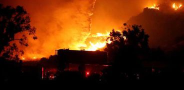 صورة من حرائق كاليفورنيا بالولايات المتحدة الأمريكية خلال شهر أغسطس