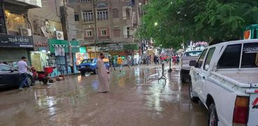 سقوط أمطار في المنيا-أرشيفية