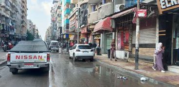 شوارع العجمي بعد تصريف مياه الأمطار