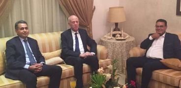 المغزاوي ولبيض مع الرئيس التونسي قيس سعيد