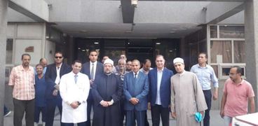 رئيس جامعة الأزهر ووزير الأوقاف يتفقدان مستشفى الحسين الجامعي