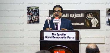 فريد زهران، رئيس حزب المصري الديمقراطي الاجتماعي