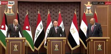 وزراء خارجية عراق ومصر والأردن