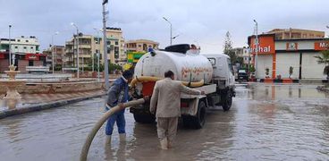 هطول الأمطار الغزيرة بالغربيه