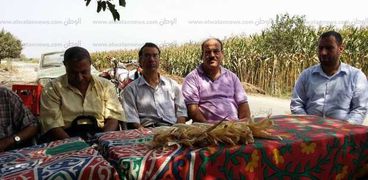 بالصور| "الزراعة" ترسل لجنة لمتابعة حصاد الذرة الشامية في الشرقية