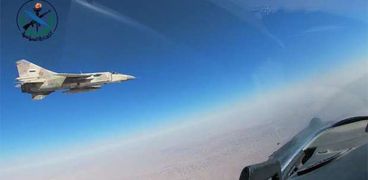 جانب من المناورات الجوية السورية الروسية