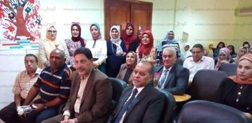 احتفال كلية رياض الاطفال بالطلاب الجدد بحضور الدكتور محمد اسماعيل رئيس جامعة مطروح