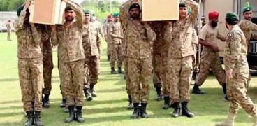 جثامين الجنود الباكستانيون