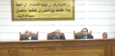 هيئة المحكمة برئاسة المستشار معتز خفاجي