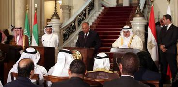 وزراء خارجية الدول المقاطعة لقطر خلال اجتماعهم الأخير