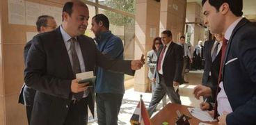 خالد حنفي يدلي بصوته بالانتخابات الرئاسية في بيروت