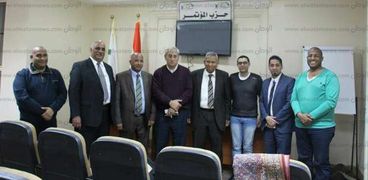 أمين راضي الأمين العام لحزب المؤتمر مع التشكيل الجديد لأمانة الأسكندرية