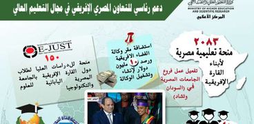 دعم رئاسي للتعاون المصري الإفريقي في مجال التعليم العالي