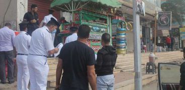 حملة على الشقق والمحال والبدرومات المخالفة بمدينة السادات