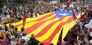صورة أرشيفية لاستفتاء كتالونيا