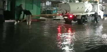 سقوط أمطار في الإسماعيلية