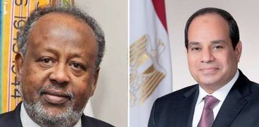 الرئيس عبدالفتاح السيسي ورئيس جيبوتي
