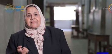 الأستاذة سامية حامد، مديرة مدرسة الشيماء الإعدادية