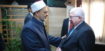 شيخ الازهر يلتقى الرئيس العراقى