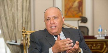 سامح  شكري وزير الخارجية المصرية
