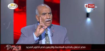 اللواء نصر سالم المستشار بالأكاديمة العسكرية للدراسات العليا والاستراتيجية