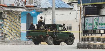 موقع الهجوم على فندق في الصومال