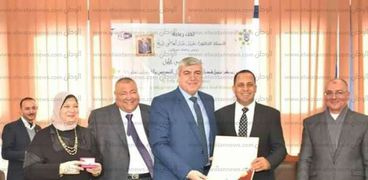 رئيس جامعة دمنهور يفتتح ملتقي مركز تنمية قدرات أعضاء هيئة التدريس