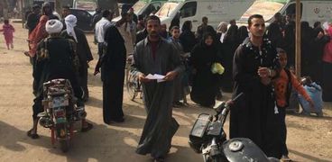 من أجل مصر تنظم قافلة طبية مجانية ومعرض ملابس لأهالى بنى سويف