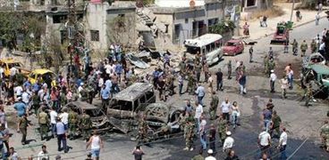 سيارة مفخخة فجرها تنظيم «داعش» فى سوريا