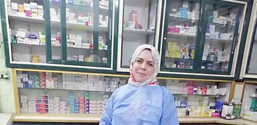الدكتورة شيماء دومة أثناء تقديم الفقرة الطبية