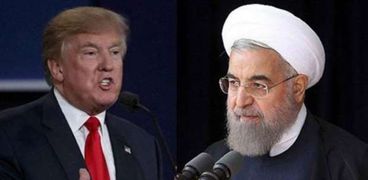 الرئيس الإيراني روحاني والرئيس الأمريكي ترامب