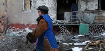 آثار القصف الأوكراني على «جورلوفكا»