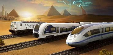 تصميم شكل القطارات الكهربائية السريعة التى ستعمل فى مصر