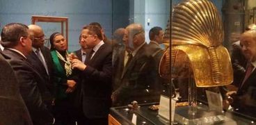 رئيس مجلس النواب بالمتحف المصرى