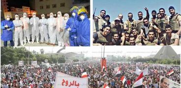 القوات المسلحة والأطباء جيوش مصر لمواجهة الإرهاب وكورونا